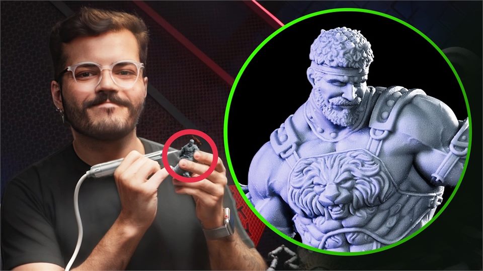 Resin miniature finishing video preview